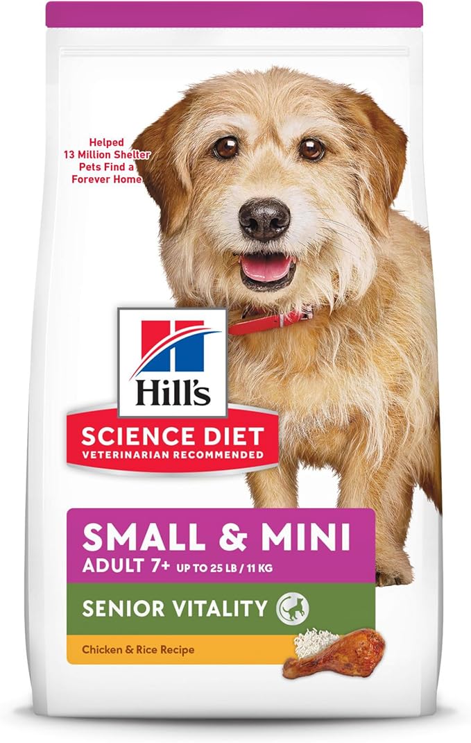 Hill's Senior Vitality Adulto 7+ - Razas Mini y Pequeñas Science Diet Hill's Senior Vitality Adulto 7+ - Razas Mini y Pequeñas Science Diet